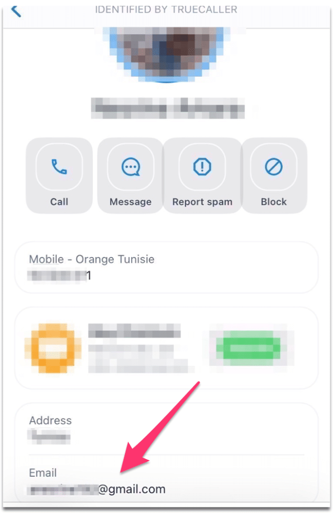 Email linked to a cell phone number